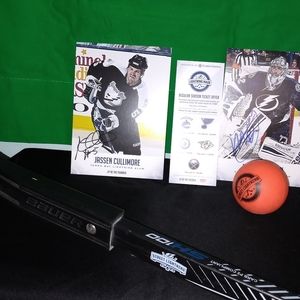 Signed Hockey Stick - Signed posyetw/puck